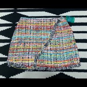 Forever 21 Multicolored Knit Mini Skirt
